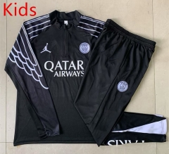 2025-26 Jordan Paris SG Black Inkjet Kids/Youth Soccer Tracksuit-815