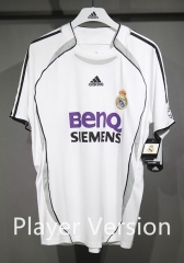 Player Version 06-07 Retro Version Real Madrid Home White Thailand Soccer Jersey-4563