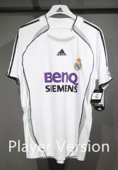 Player Version 06-07 Retro Version Real Madrid Home White Thailand Soccer Jersey-4563