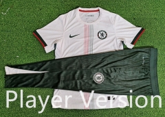 Player Version 25-26 Chelsea White Short-Sleeve Thailand Soccer Tracksuit-9926