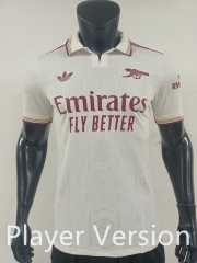 Player Version 2025-2026 Arsenal 2nd Away Beige Thailand Soccer Jersey AAA-0871