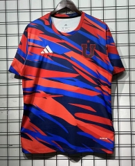 (S-4XL) 2025-2026 Universidad de Chile Red&Blue Thailand Training Soccer Jersey AAA-GB