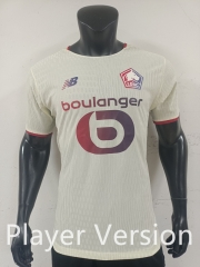 Player Version 25-26 Lille Away Wgite Thailand Soccer Jersey AAA-0871