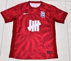 (S-4XL) 25-26 Birmingham City 2nd Away Red Thailand Soccer Jersey AAA