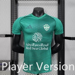 Player Version 25-26 Al-Ahli Saudi Away Green Thailand Soccer Jersey AAA-888