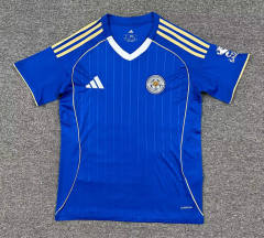 (S-4XL) 25-26 Leicester City Home Blue Thailand Soccer Jersey AAA-512