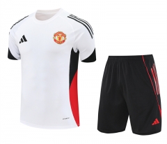 2025-2026 Manchester United White Thailand Training Soccer Uniform-418