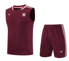 2025-2026 Bayern München Red Thailand Training Soccer Vest Uniform-418