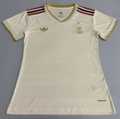 25-26 Flamengo 2nd Away Light Yellow Women Thailand Soccer Jersey AAA-908