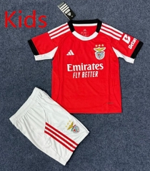 25-26 Benfica Home Red Kids/Youth Soccer Uniform-4247