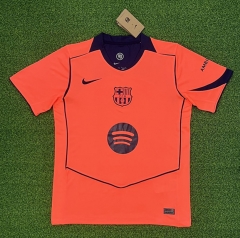 (S-4XL) 25-26 Barcelona 2nd Away Orange Thailand Soccer Jersey AAA-403