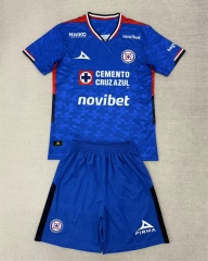 2025-2026 Cruz Azul Home Blue Soccer Uniform-AY