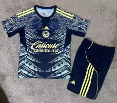 2025-26 Club America Away Blue Soccer Uniform-2674