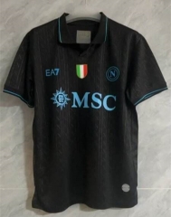 (S-4XL) 2025-2026 Napoli 2nd Away Black Thailand Soccer Jersey AAA