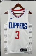 2023 Los Angeles Clippers White #3 NBA Jersey-311
