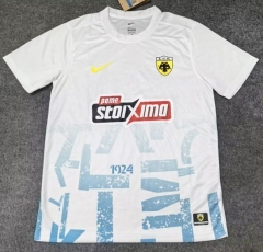 25-26 AEK Athens 2nd Away White Thailand Soccer Jersey AAA