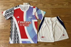 2025-2026 Arsenal Red&White&Blue Soccer Uniform-4130