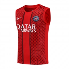 25-26 Paris SG Red Thailand Training Soccer Vest-418