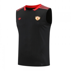2025-2026 Manchester United Black Thailand Training Soccer Vest-418