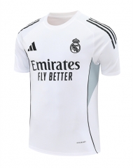 2025-2026 Real Madrid White Thailand Training Soccer Jersey-418