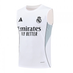 2025-2026 Real Madrid White Thailand Training Soccer Vest-418