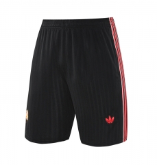 2025-2026 Manchester United Black Thailand Training Soccer Shorts-418