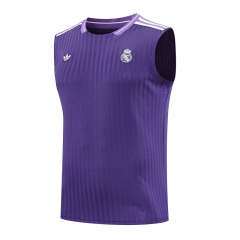 2025-2026 Real Madrid Purple Thailand Training Soccer Vest-418