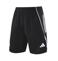 25-26 Real Madrid Black Thailand Training Soccer Shorts-418