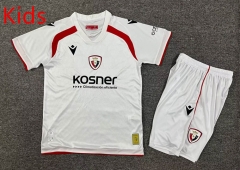 2025-2026 CA Osasuna 2nd Away White Kids/Youth Soccer Uniform-7209