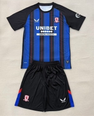 25-26 Middlesbrough Away Blue&Black Soccer Uniform-AY