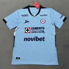 (S-4XL) 25-26 Cruz Azul Goalkeeper Light Blue Thailand Soccer Jersey AAA-4506