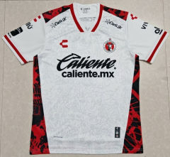 (S-4XL) 25-26 Club Tijuana Away White Thailand Soccer Jersey AAA