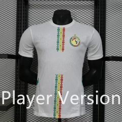 Player Version 2025-2026 Senegal Away White Thailand Soccer Jersey AAA-888