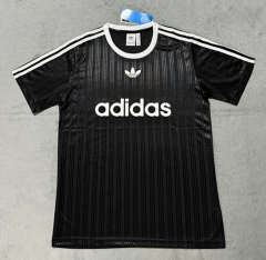 (S-4XL) Adidas Black Casual T-shirt-4506