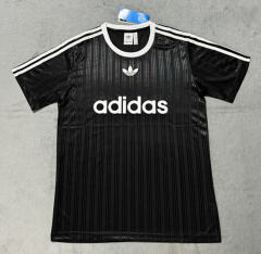 (S-4XL) Adidas Black Casual T-shirt-4506