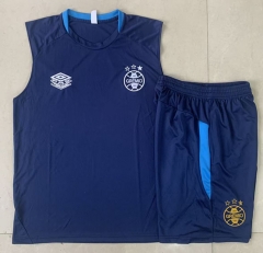 25-26 Grêmio FBPA Royal Blue Vest Thailand Soccer Tracksuit-815