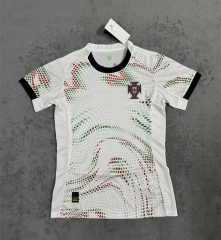 2025-2026 Portugal Away White Women Thailand Soccer Jersey AAA-4506
