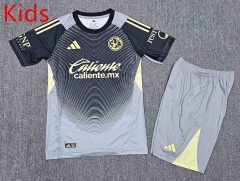 2025-2026 Club America Goalkeeper Light Gray Kids/Youth Soccer Uniform-912