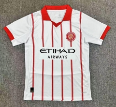 25-26 Girona FC Home White&Red Thailand Soccer Jesrey AAA-417