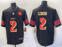 (Logo 7)San Francisco 49ers Black #2 NFL Jersey-0840