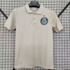 2025-2026 SE Palmeiras Beige Thailand Polo Shirt-9070