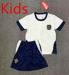 2025-2026 Portugal Away White Kids/Youth Soccer Uniform-7209