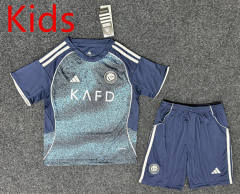 2025-2026 Al-Nassr FC Away Blue Kids/Youth Soccer Uniform-GB