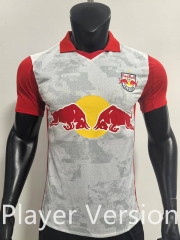 Player Version 2025-2026 FC Red Bull Salzburg White&Red Thailand Soccer Jersey AAA-SJ