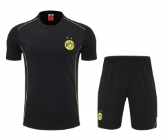 25-26 Borussia Dortmund Black Thailand Soccer Uniform-4627