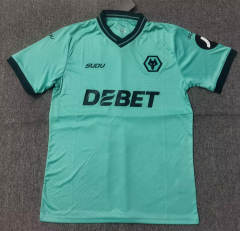 (S-4XL) 25-26 Wolverhampton Wanderers Away Green Thailand Soccer Jersey AAA-5378