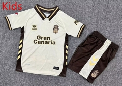 2025-2026 UD Las Palmas 2nd Away Beige Kid/Youth Soccer Uniform-7809