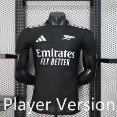 Player Version 2025-2026 Casual Edition Arsenal Black Thailand Soccer Jersey AAA-888