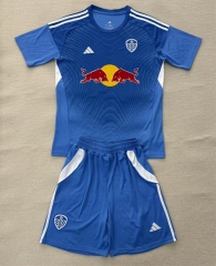 25-26 Leeds United Goalkeeper Laker Blue Soccer Uniform-AY
