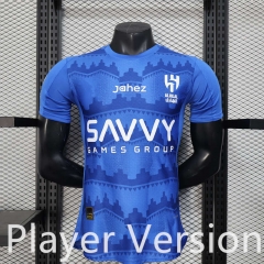 Player Version 2025-2026  Al Hilal SFC  Home Blue Thailand Soccer Jersey AAA-888